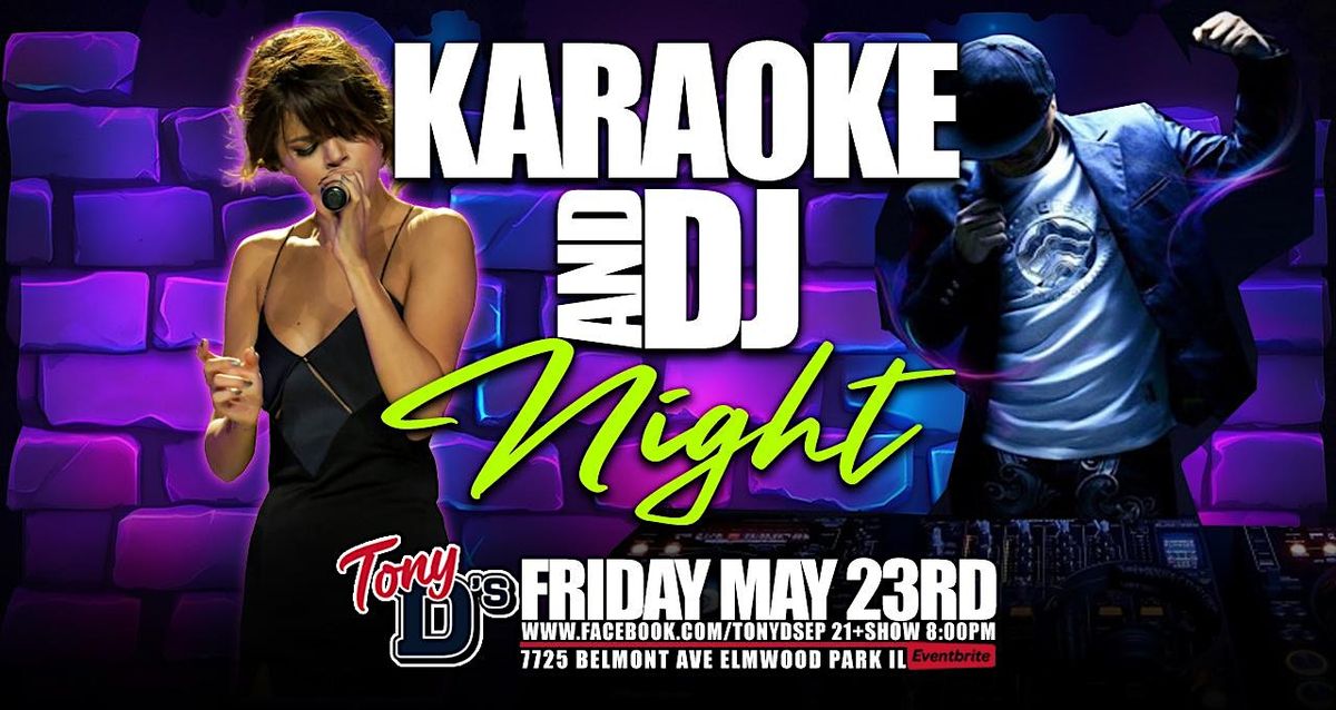 Karaoke and DJ at Tony D's | Event in Elmwood Park | AllEvents