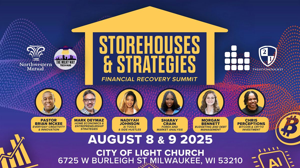 Storehouses & Strategies: Financial Recovery Summit, 8 August | Event in Milwaukee | AllEvents