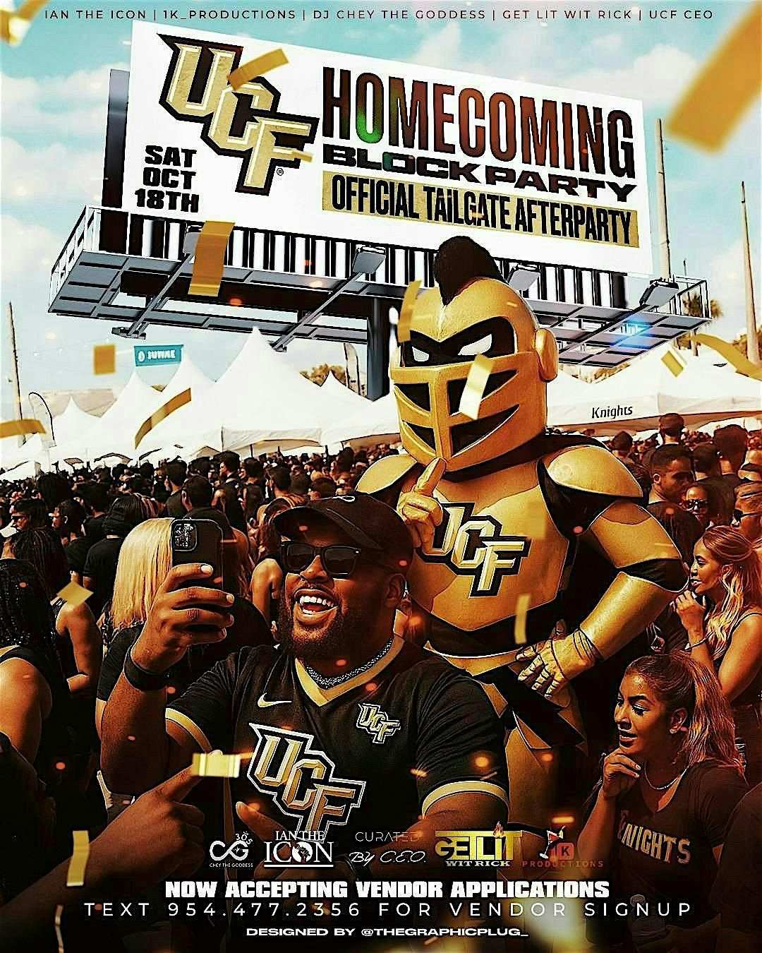 UCF Homecoming Block Party | Official Tailgate After Party, 18 October | Event in Oviedo | AllEvents