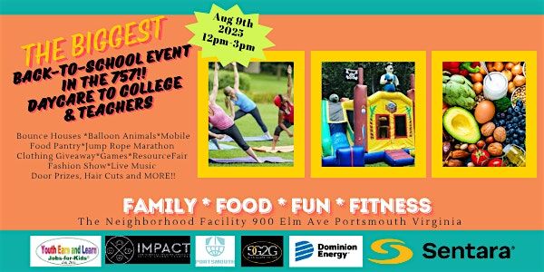 4F Biggest Back to School Event Block Party, 9 August | Event in Portsmouth | AllEvents