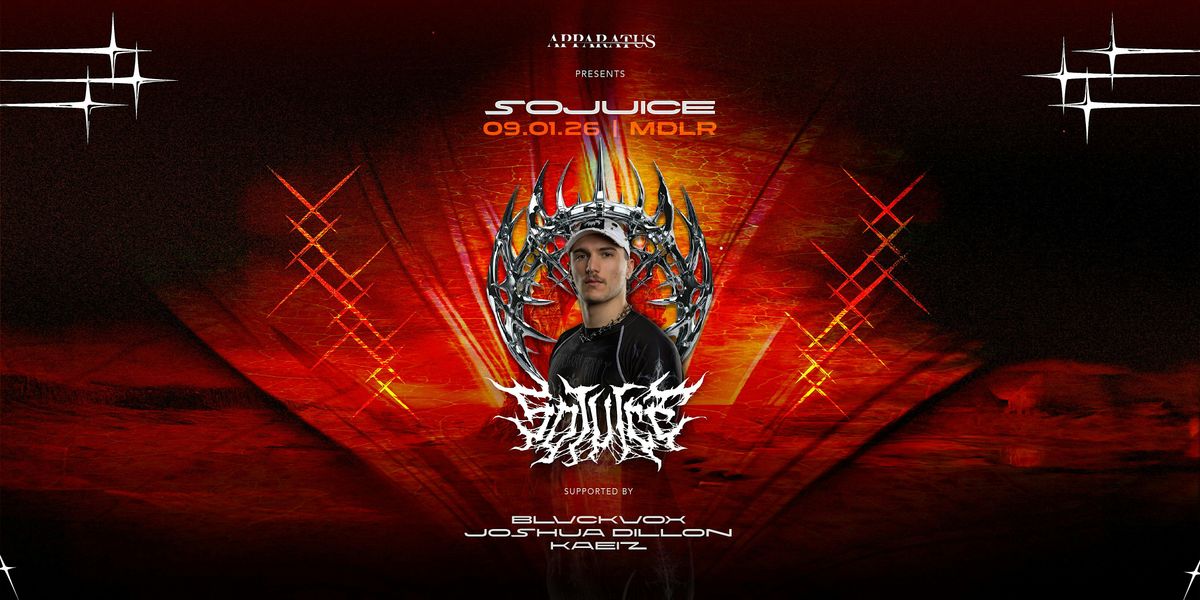 APPARATUS pres. SO JUICE, 9 January | Event in Singapore | AllEvents