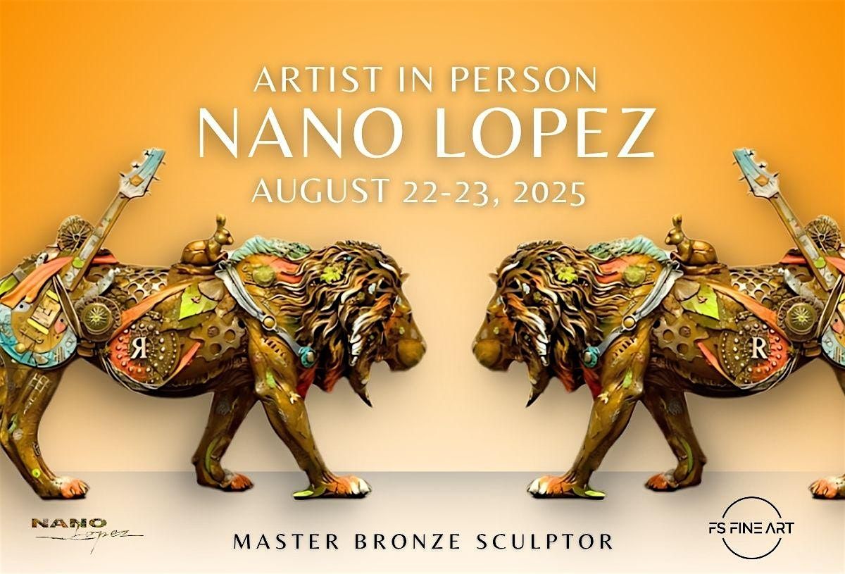 Nano Lopez: Master Bronze Sculptor – Artist Appearance & Exhibition, 22 August | Event in Denver | AllEvents