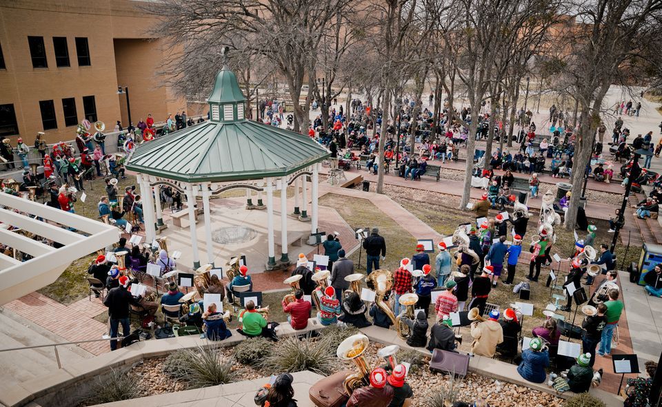 Denton Tubachristmas!, TWU Music Building, Lincoln Park, 17 December
