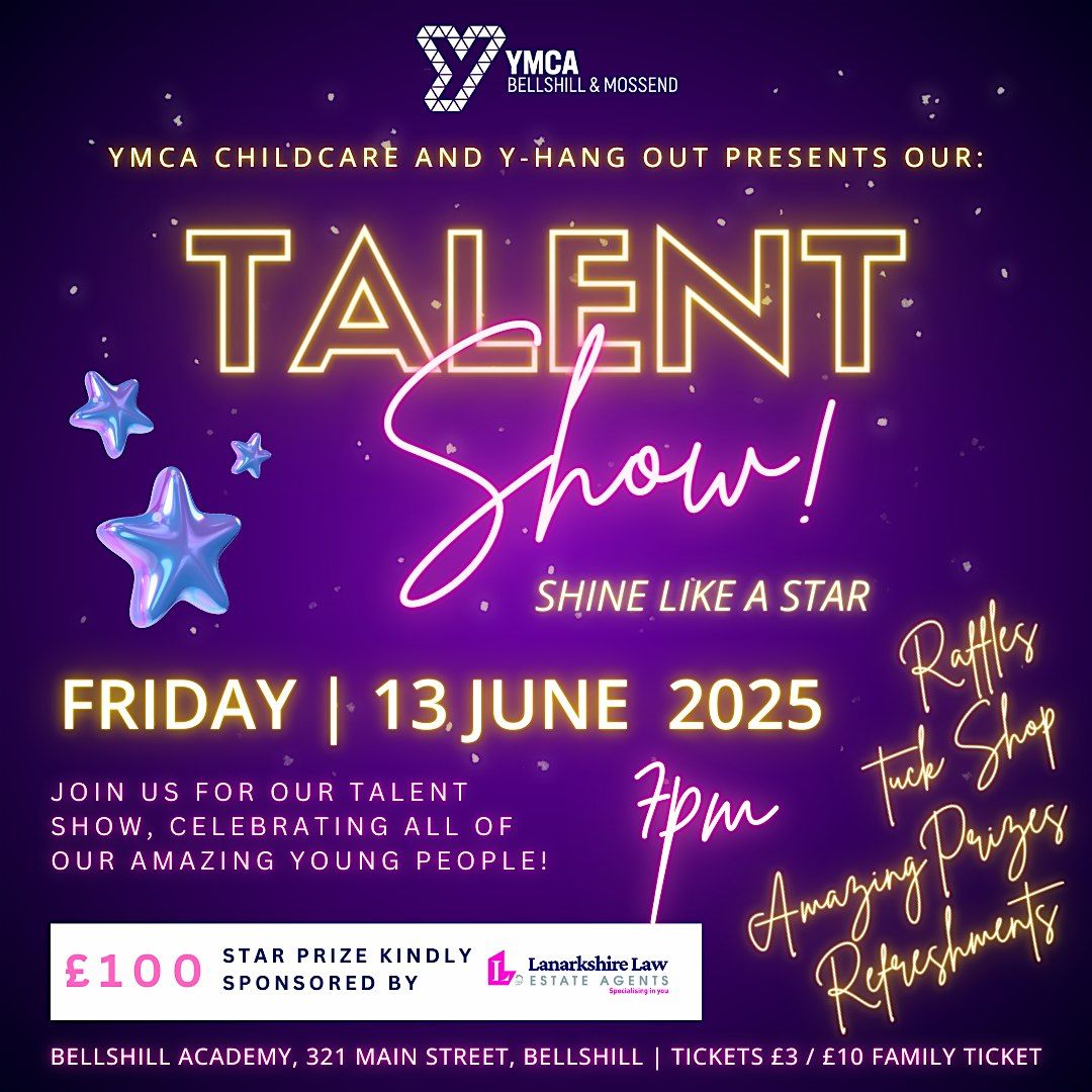 YMCA Bellshill & Mossend Talent Show, 13 June | Event in Bellshill | AllEvents