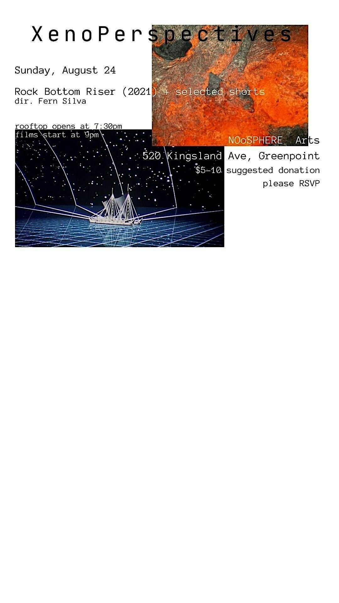 Xenoperspectives, 24 August | Event in Brooklyn | AllEvents