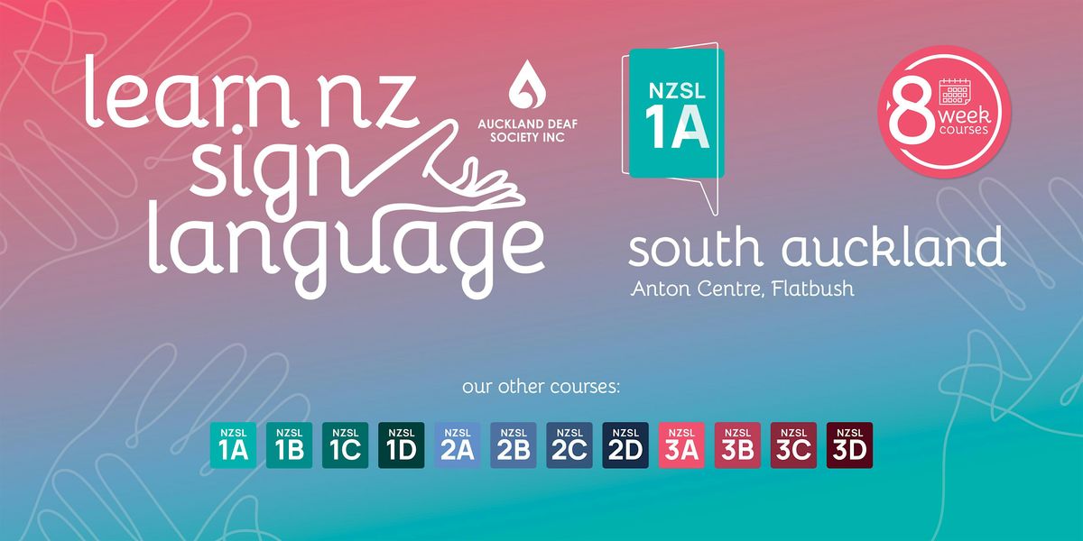 NZ Sign Language, NEW 8 Week NZSL 1A  Course, Thursday evenings, Flatbush, 9 October | Event in Auckland | AllEvents