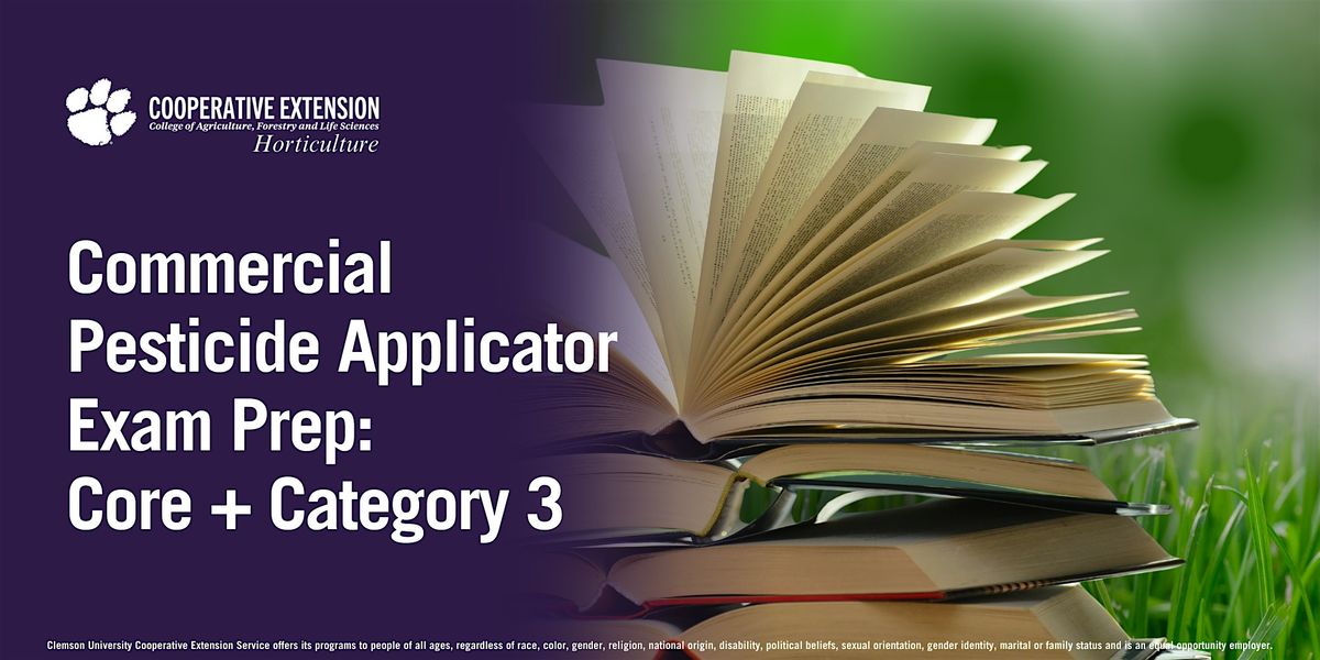 Commercial Pesticide Applicator Exam Prep: Core + Category 3, 23 September | Event in Darlington | AllEvents