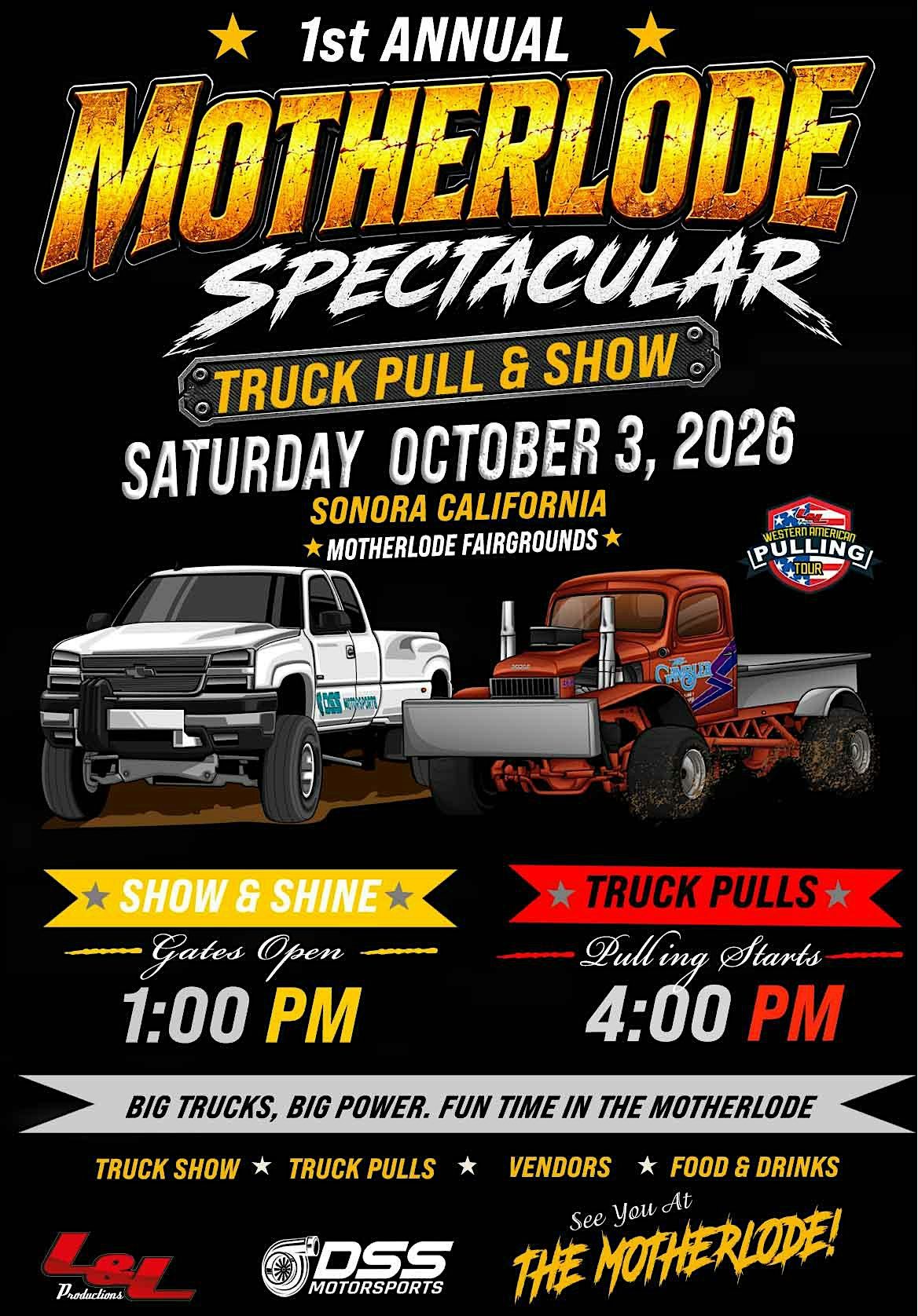 Motherlode Spectacular, Mother Lode Fairgrounds, Sonora, 3 October 2026 ...