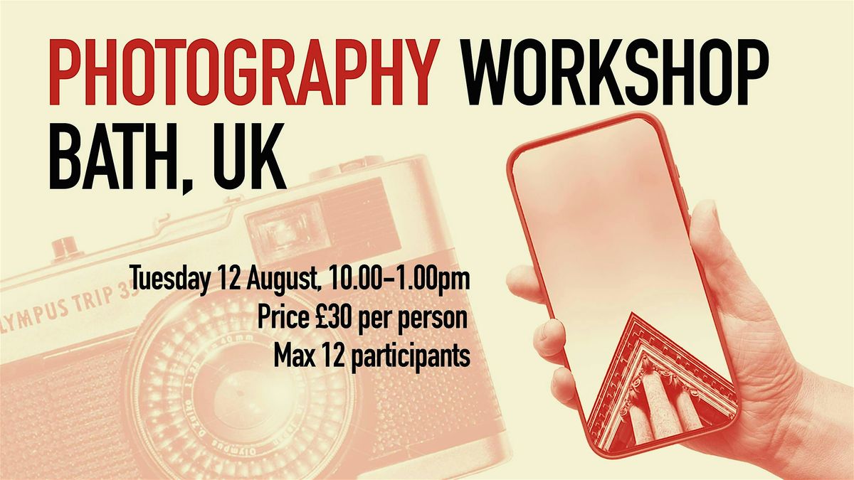 Photography Workshop @ Sandra Higgins Art, 12 August | Event in Bath | AllEvents