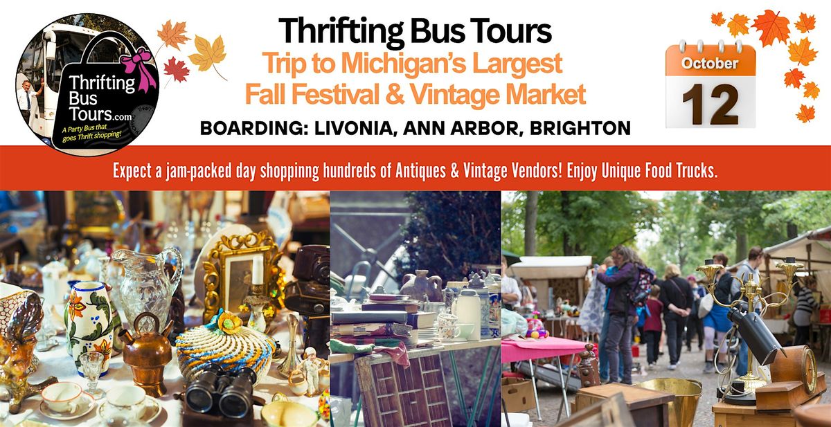 10/12 A Sunday Trip To Michigan's Largest Fall Festival & Vintage Market, 12 October | Event in Lovonia