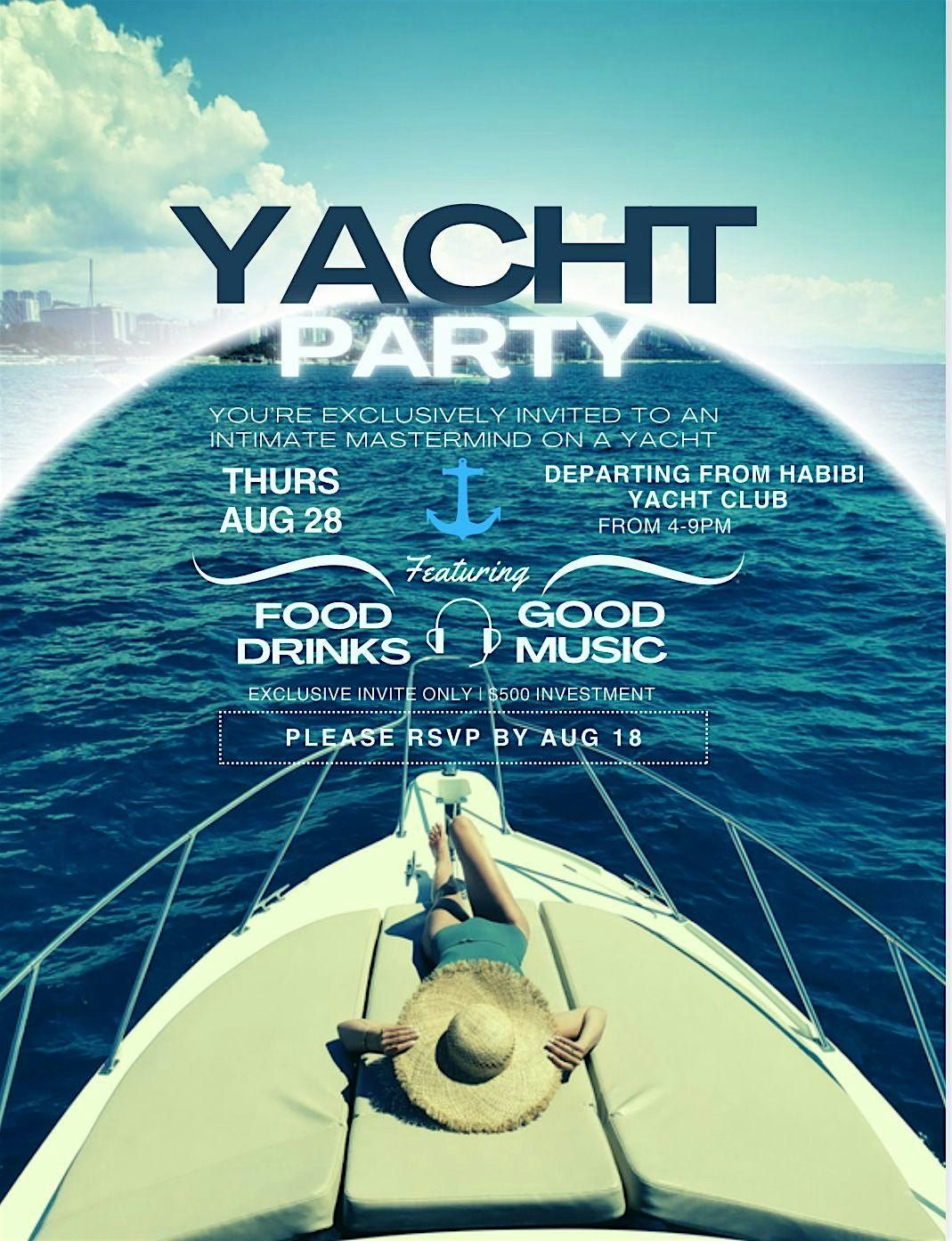 Luxury Yacht Mastermind | Intimate Networking on the Water, 28 August | Event in Vancouver | AllEvents