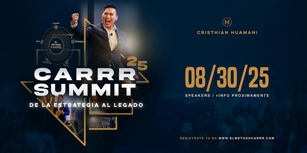 CARRR SUMMIT 2025, 30 August | Event in Silver Spring | AllEvents