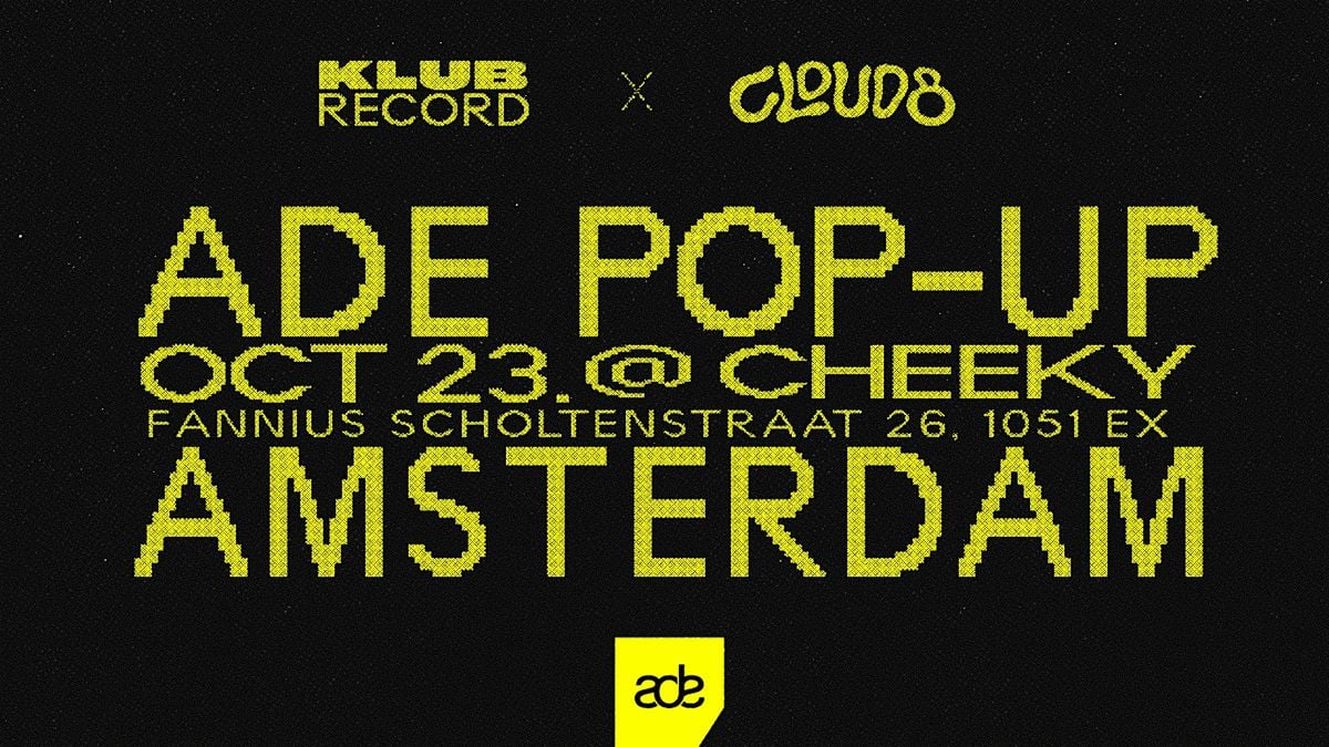KLUB RECORD X CLOUD8 AMSTERDANCE DANCE EVENT 2025, 23 October | Event in Amsterdam | AllEvents