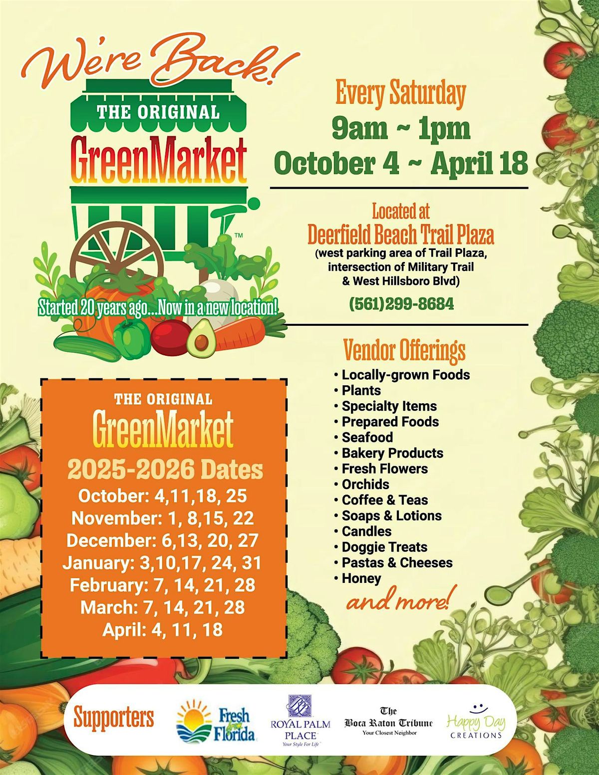 The Original GreenMarket | Event in Deerfield Beach | AllEvents