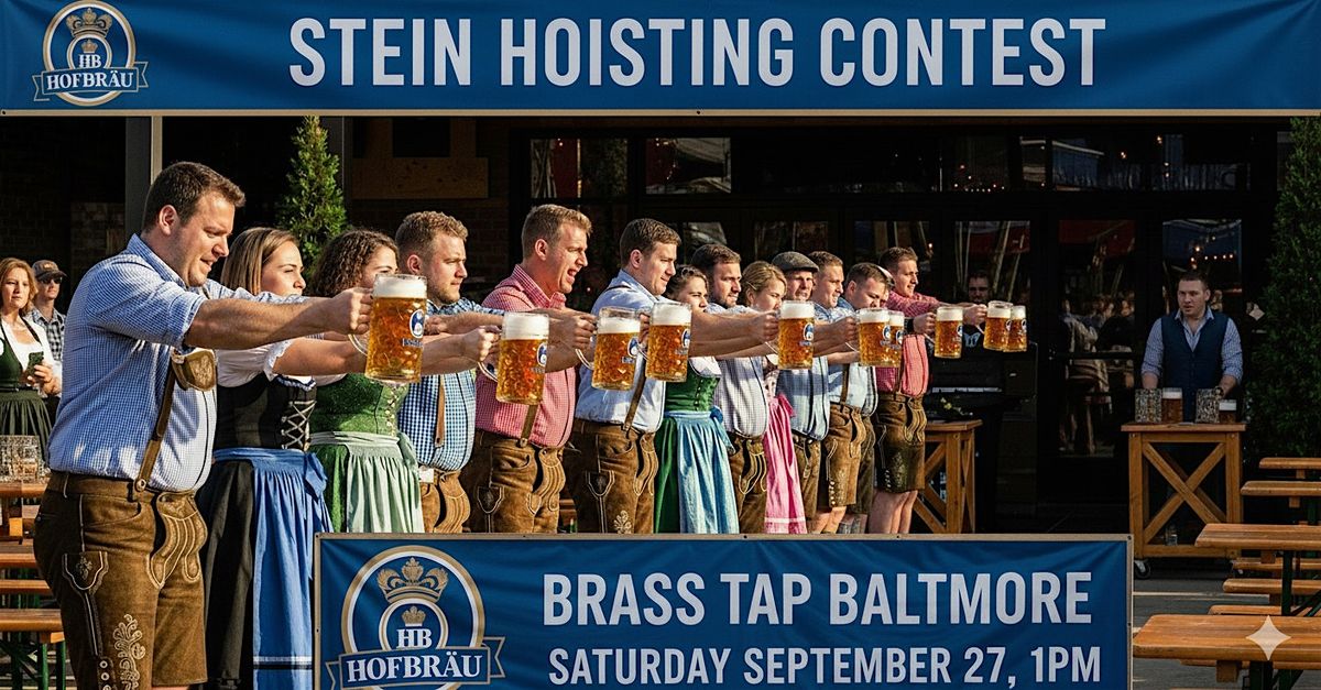 Stein Hoisting Contest!, 27 September | Event in Baltimore | AllEvents