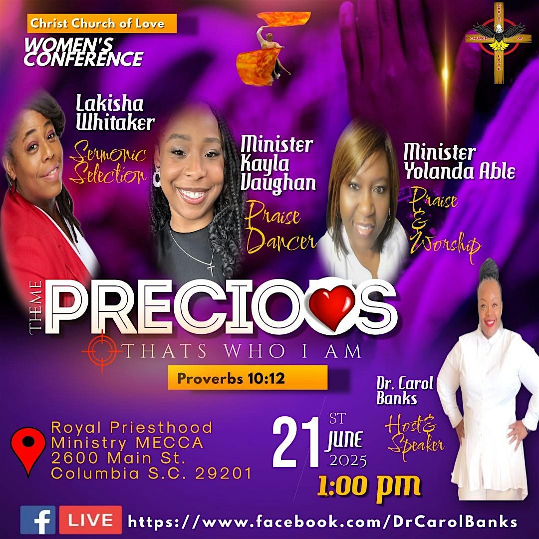 Precious That’s Who I Am, 21 June | Event in Columbia | AllEvents