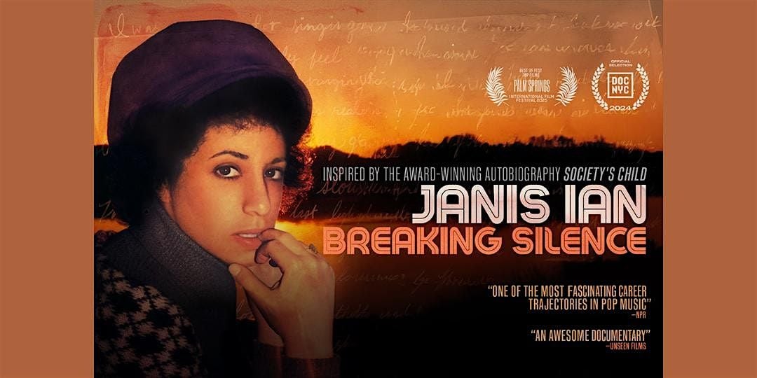 Janis Ian: Breaking Silence – In-Person Screening & Conversation, 27 September | Event in Saratoga Springs