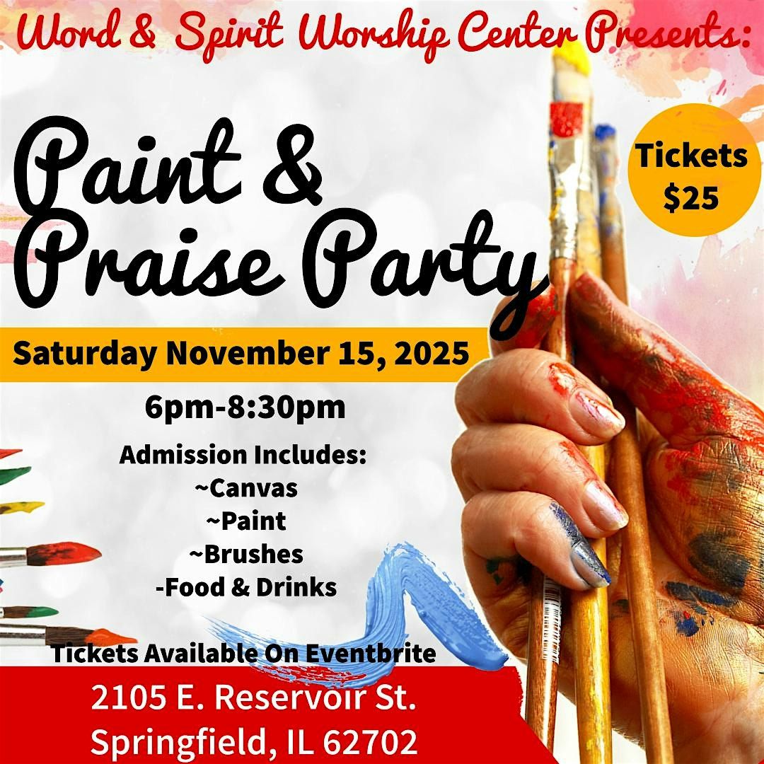 Word and Spirit Paint & Praise Party, 15 November | Event in Springfield | AllEvents
