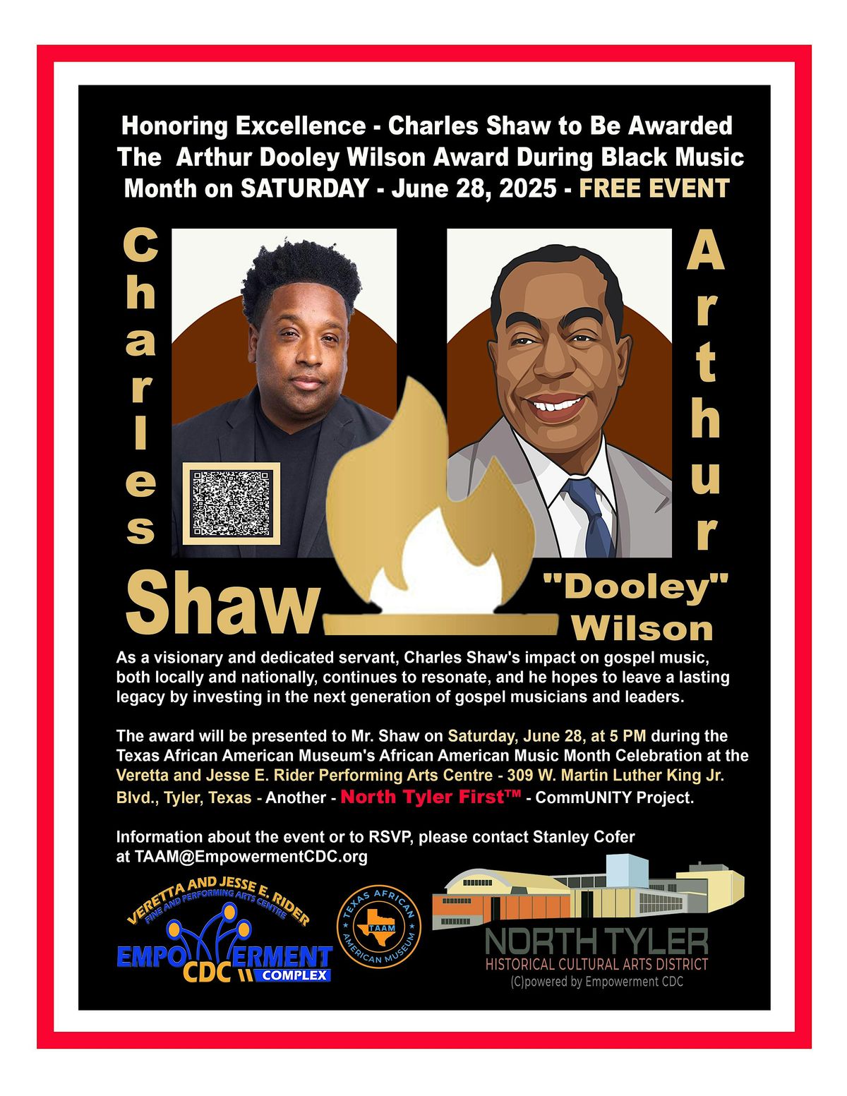 African American Appreciation Month Celebration Honoring Charles Shaw, 28 June | Event in Tyler | AllEvents