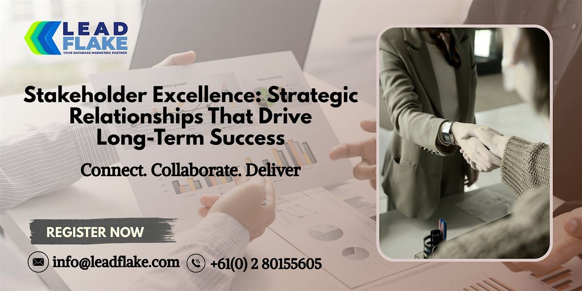 Stakeholder Engagement Strategies for Success - Workshop in Wellington, 16 July | Event in Wellington | AllEvents