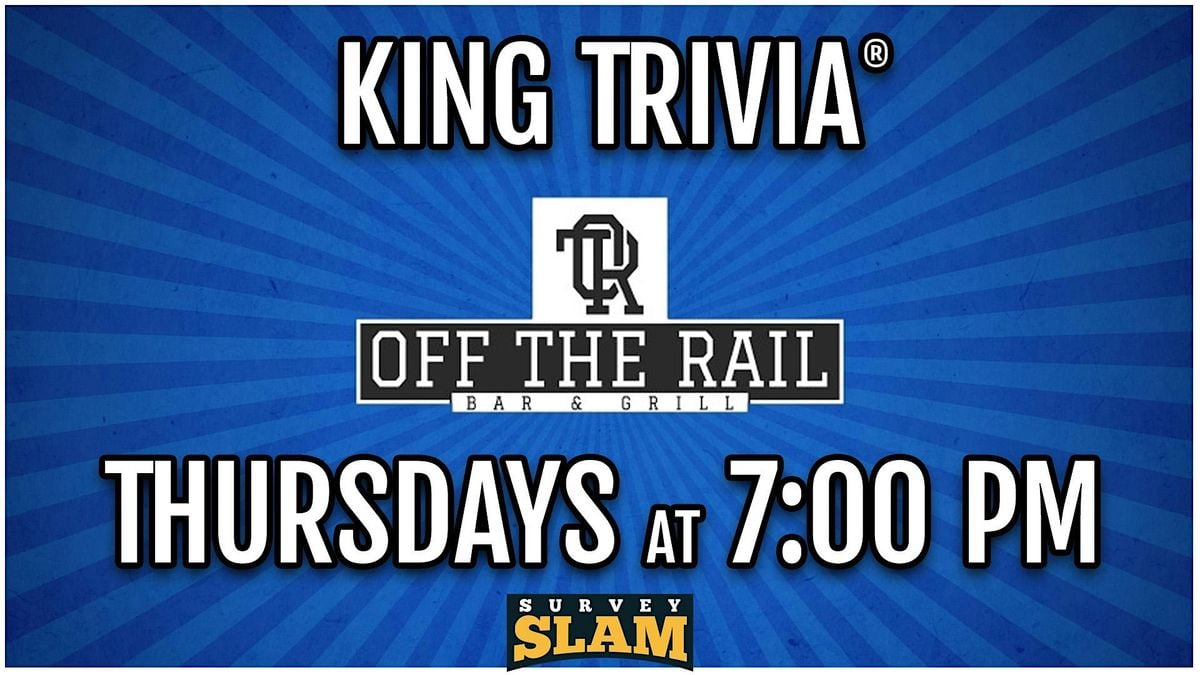 Survey Slam Night at Off The Rail | Event in Media | AllEvents