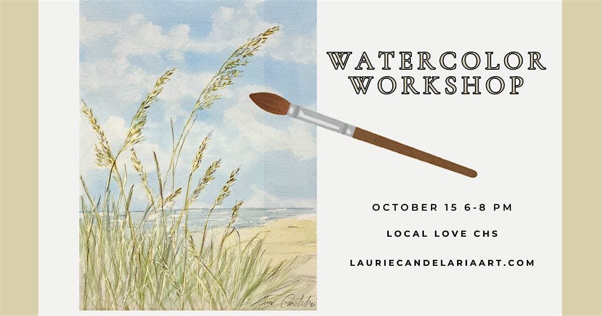 Watercolor Workshop- Sea Oats- Blue Sky, 15 October | Event in Charleston | AllEvents