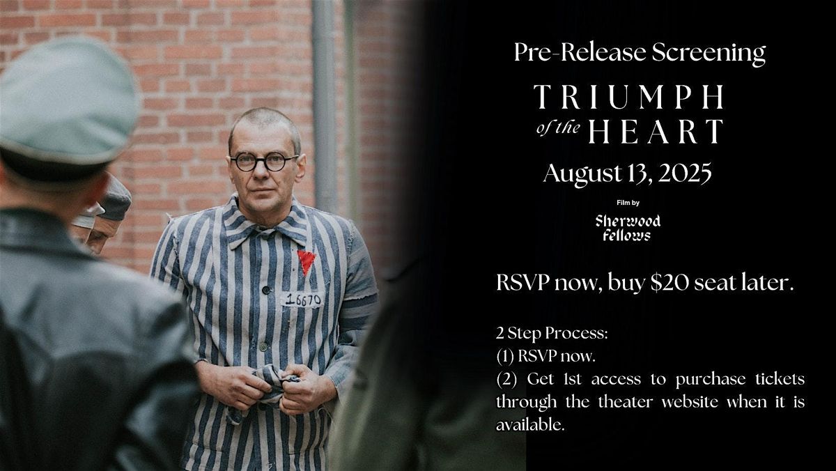 RSVP for Triumph of the Heart-Early Access-Cedar Rapids IA, 13 August | Event in Cedar Rapids | AllEvents