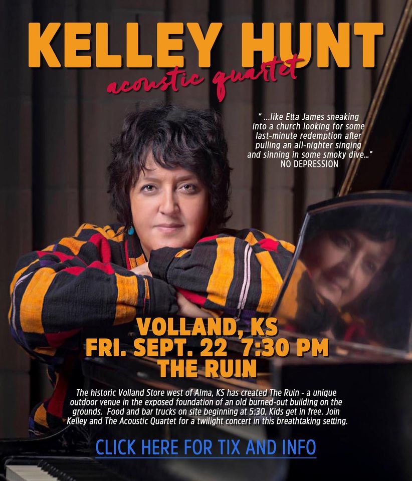 Kelley Hunt Acoustic Quartet Sunset Concert at the Volland Ruins