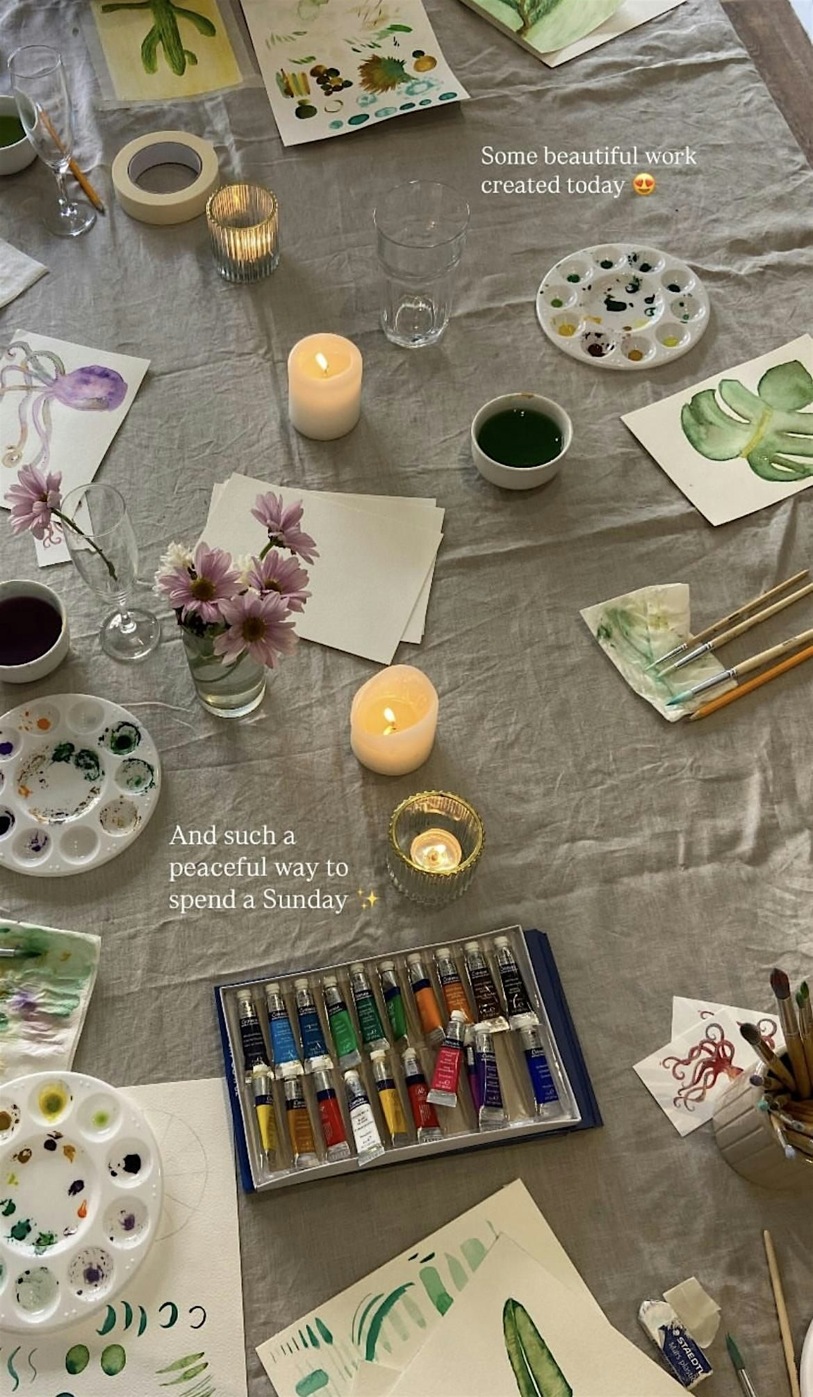 Monthly Sip and Paint - Alcheme Art Club, 19 October | Event in Surbiton | AllEvents