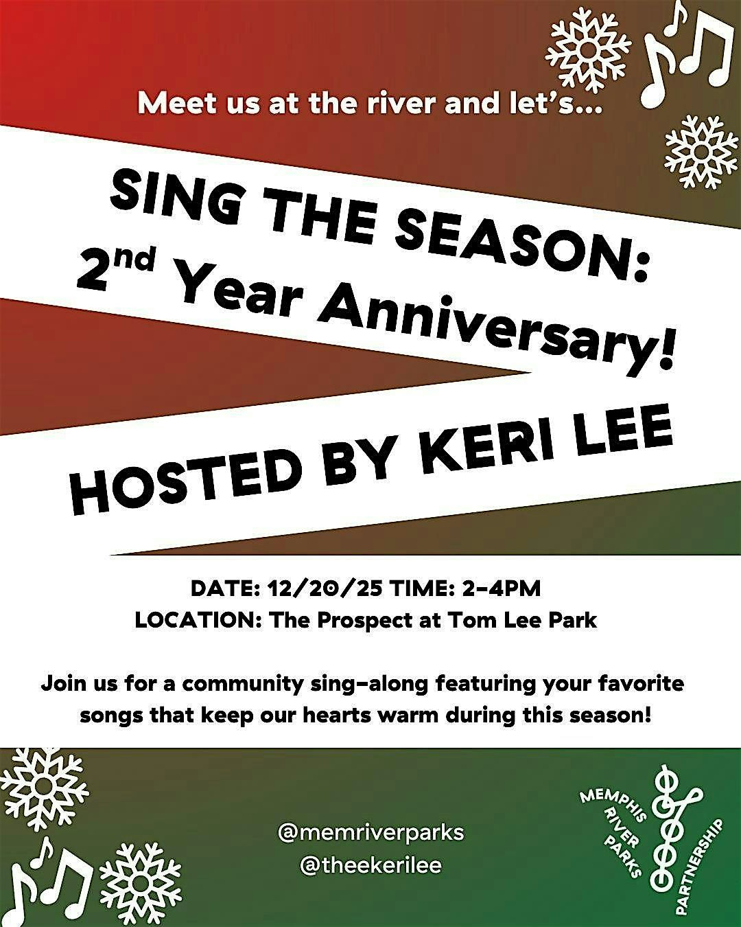 Sing The Season: 2nd Year Anniversary!, 20 December | Event in Memphis | AllEvents