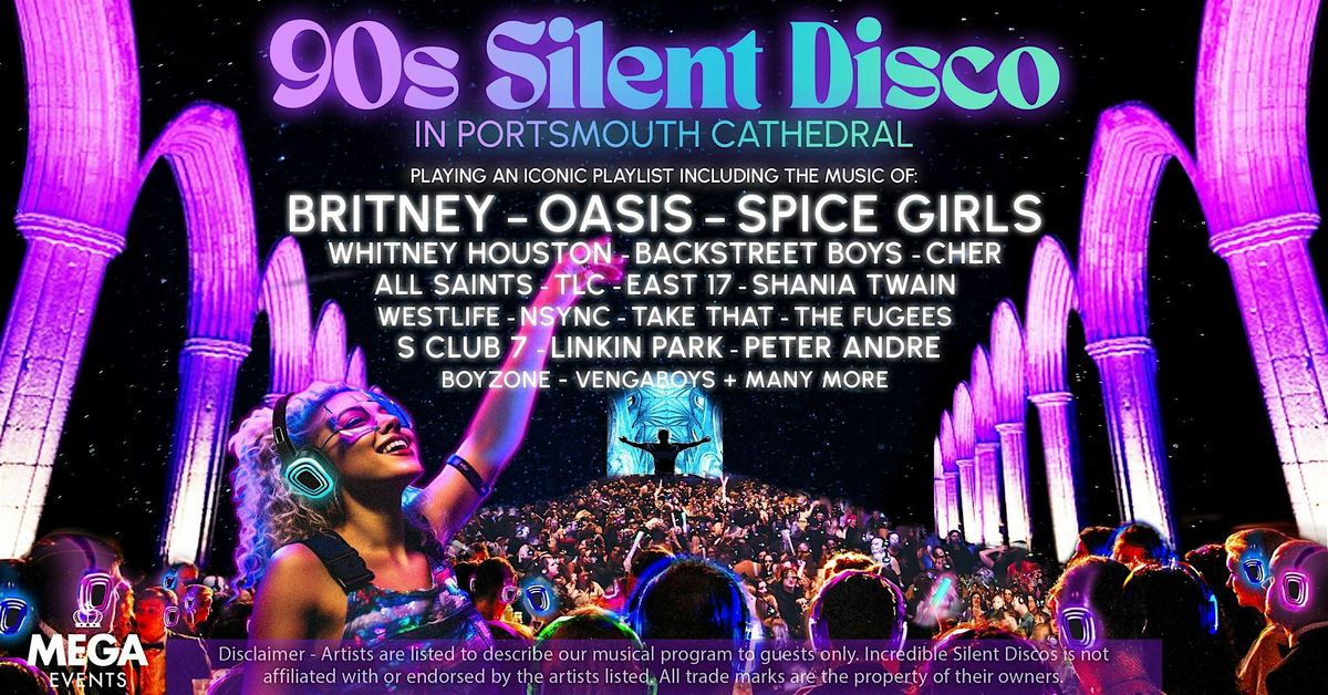 90s Silent Disco in Portsmouth Cathedral (Saturday 13th December), 13 December | Event in Old Portsmouth | AllEvents