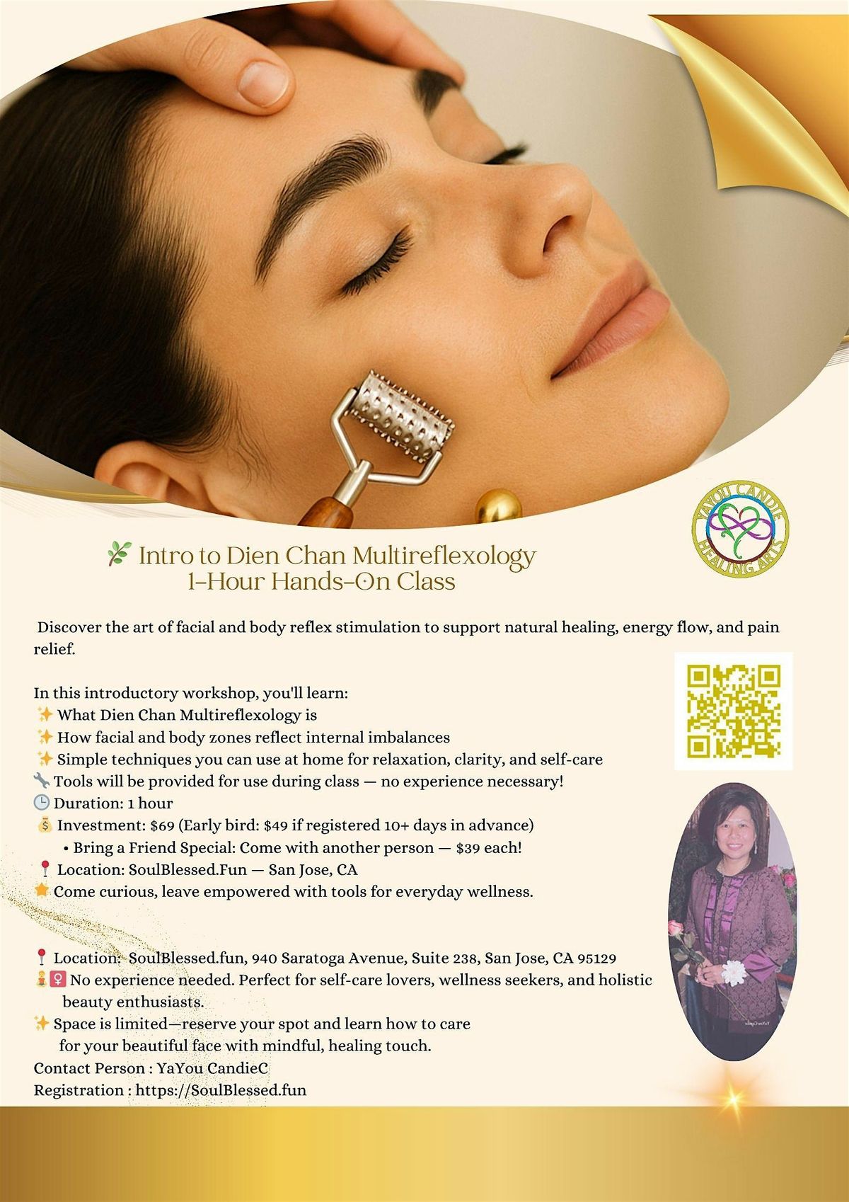 Intro to Dien Chan Multireflexology, 21 September | Event in San Jose | AllEvents