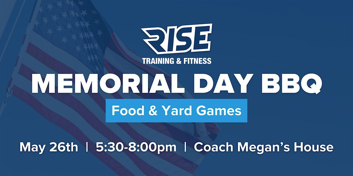 Rise Memorial Day BBQ, 26 May | Event in Fargo | AllEvents