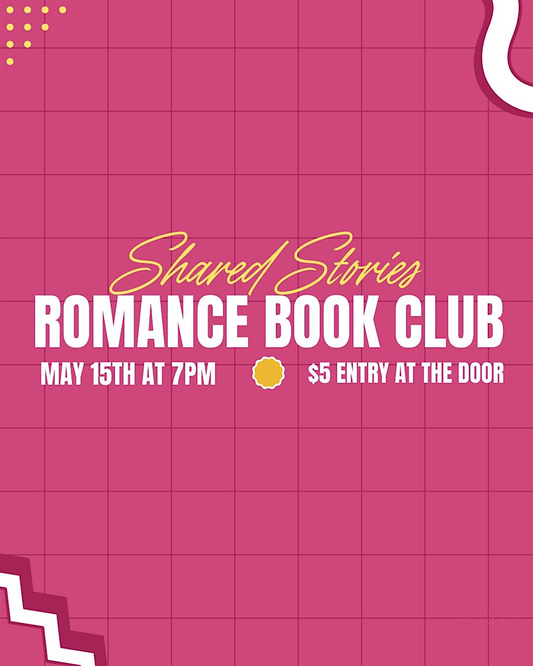 Shared Stories / May Romance Book Club, 15 May | Event in Caldwell | AllEvents