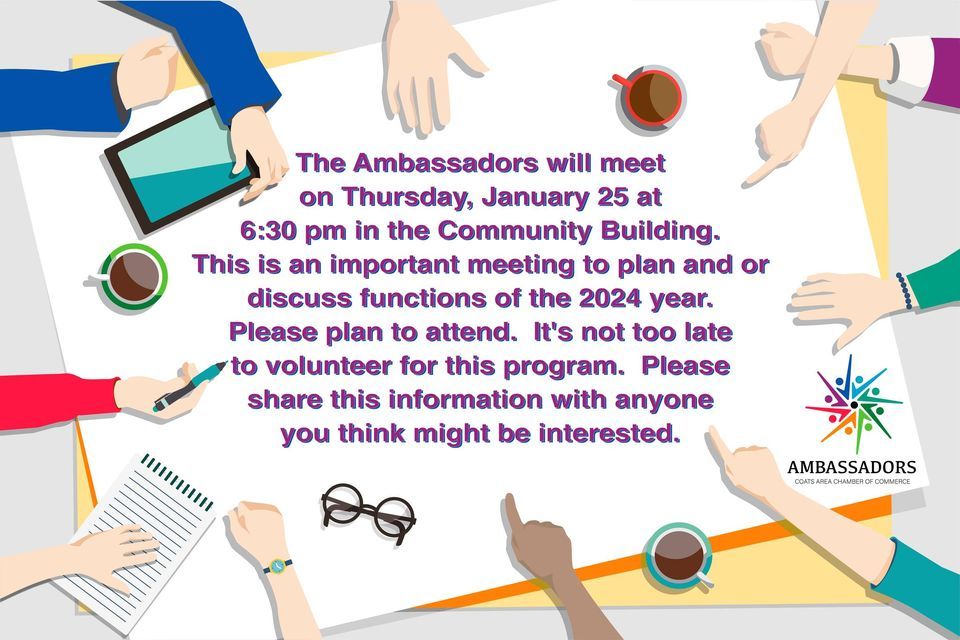 CACC Ambassadors 2024, Coats Community Building, January 25 2024