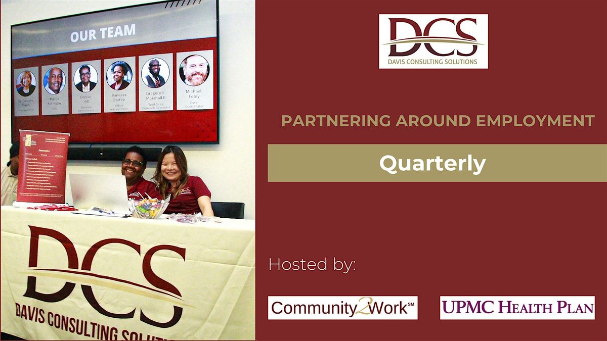 Partnering Around Employment, 28 August | Event in Pittsburgh | AllEvents