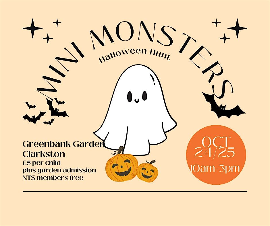 Mini Monsters Halloween Hunt, 25 October | Event in Glasgow | AllEvents