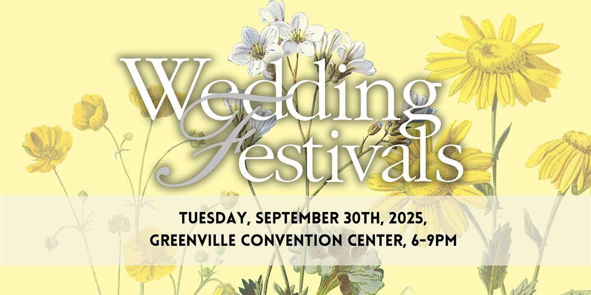 Fall Greenville Sept 30th, 2025 Wedding Festival, 30 September | Event in Greenville | AllEvents