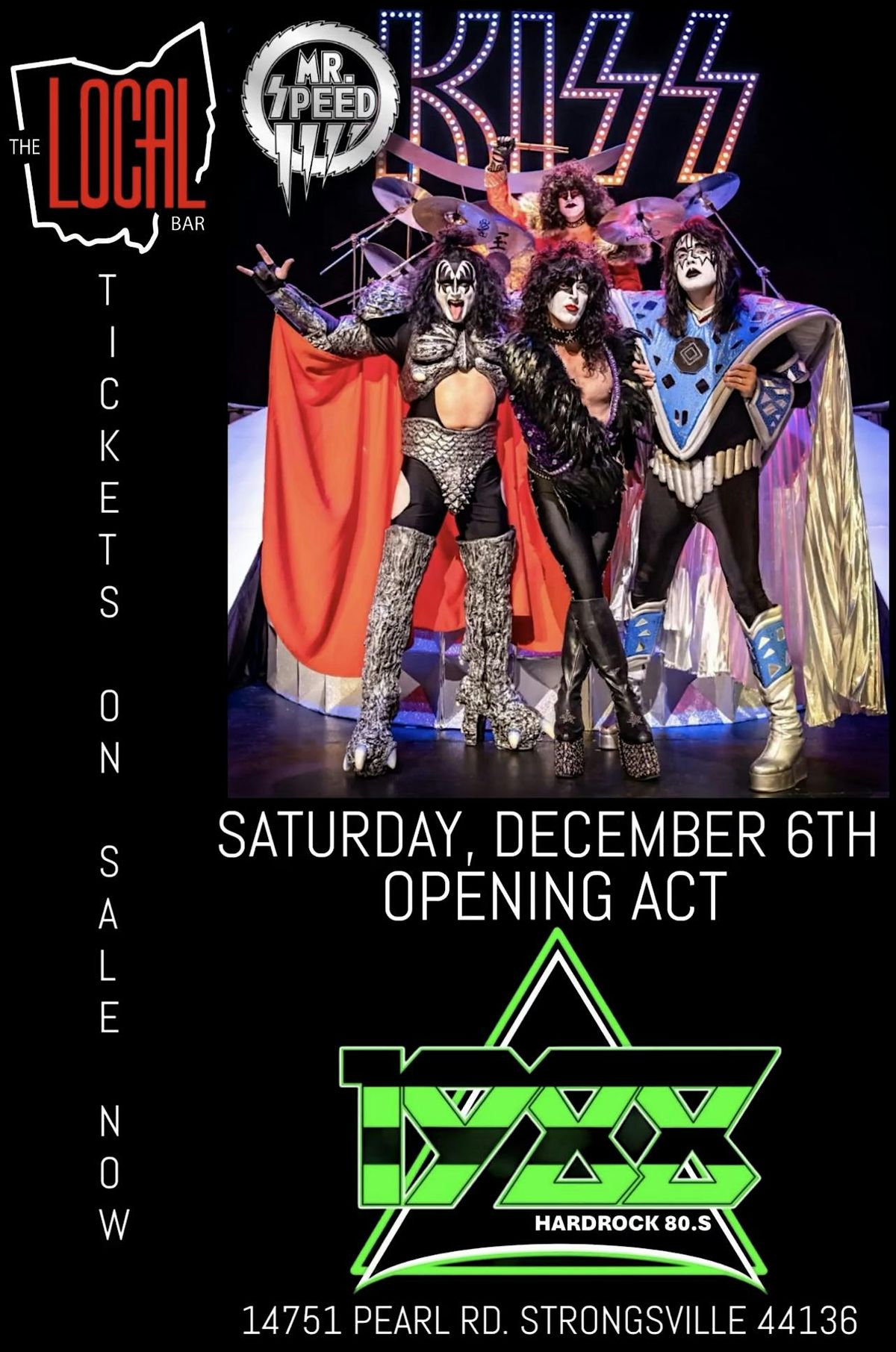 MR. SPEED DEBUTS AT THE LOCAL WITH OPENING BAND 1988, 6 December | Event in Strongsville | AllEvents