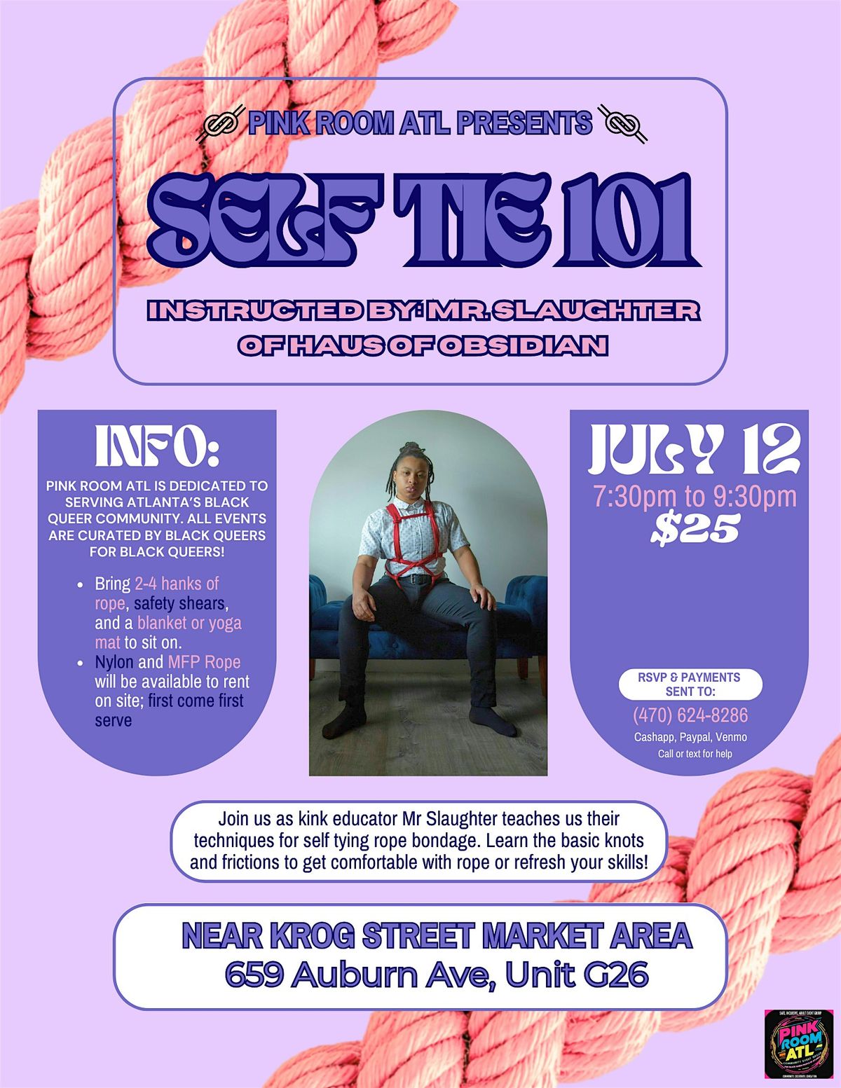 Self Tie 101 -  For Black Queers by Black Queers! Part 2, 12 July | Event in Atlanta | AllEvents