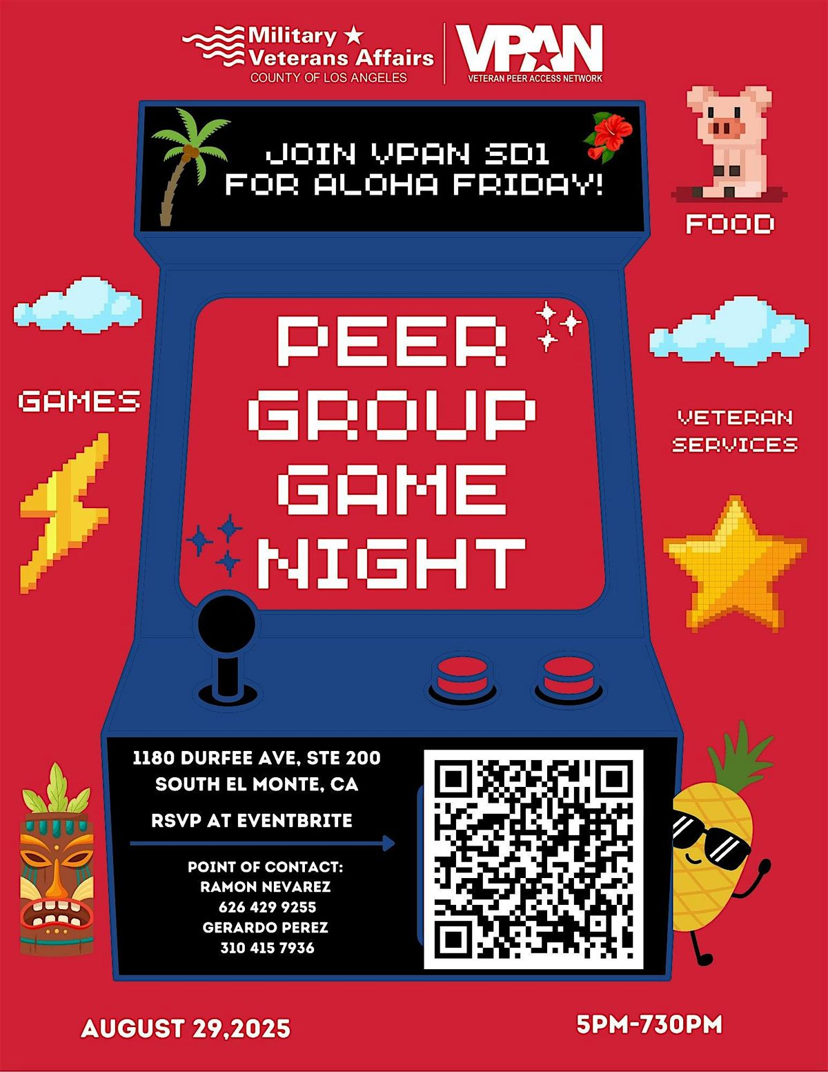 Peer Group Game Night, 29 August | Event in South El Monte | AllEvents