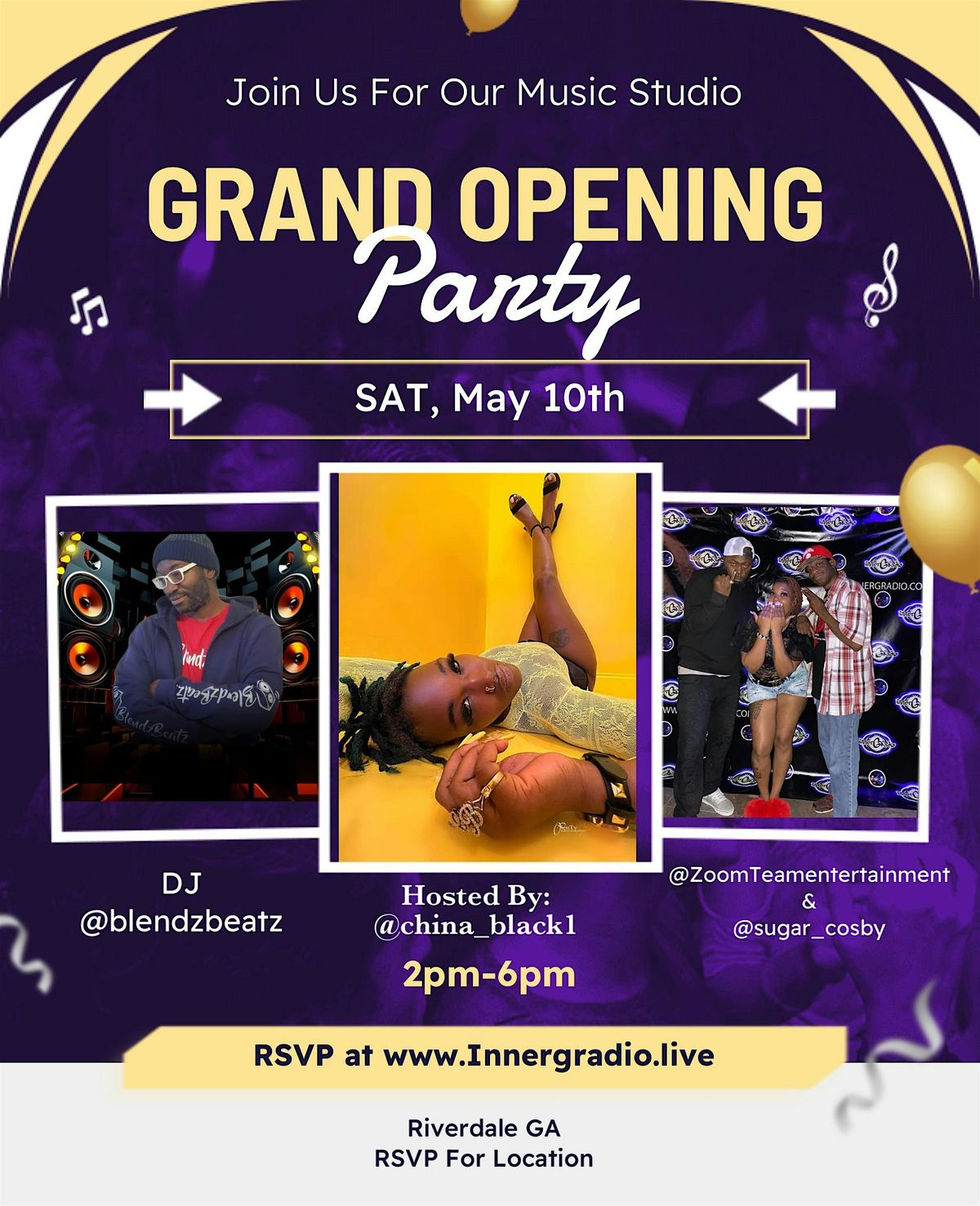 Inner G Radio Grand Opening, 10 May | Event in Riverdale | AllEvents