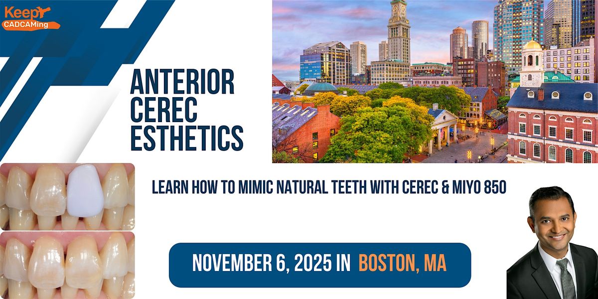 Anterior CEREC Esthetics ( Boston, MA), 6 November | Event in Wilmington | AllEvents