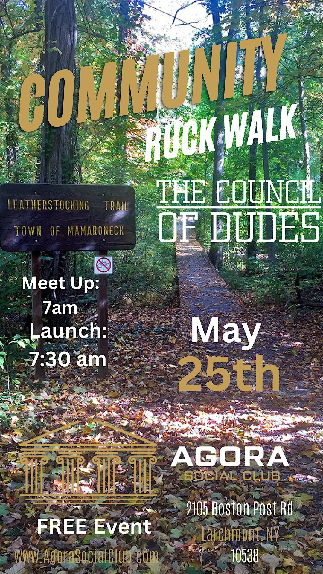 Community Ruck Walk, 25 May | Event in Larchmont | AllEvents