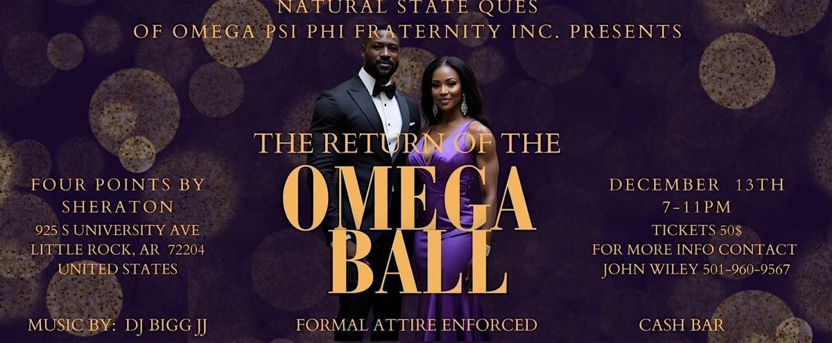 THE RETURN OF THE OMEGA BALL hosted by NATURAL STATE QUES, 13 December | Event in Little Rock | AllEvents