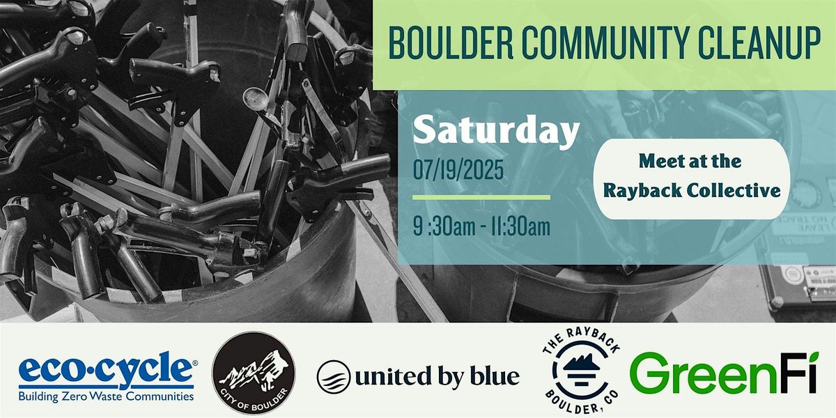 Creek Cleanup, 19 July | Event in Boulder | AllEvents
