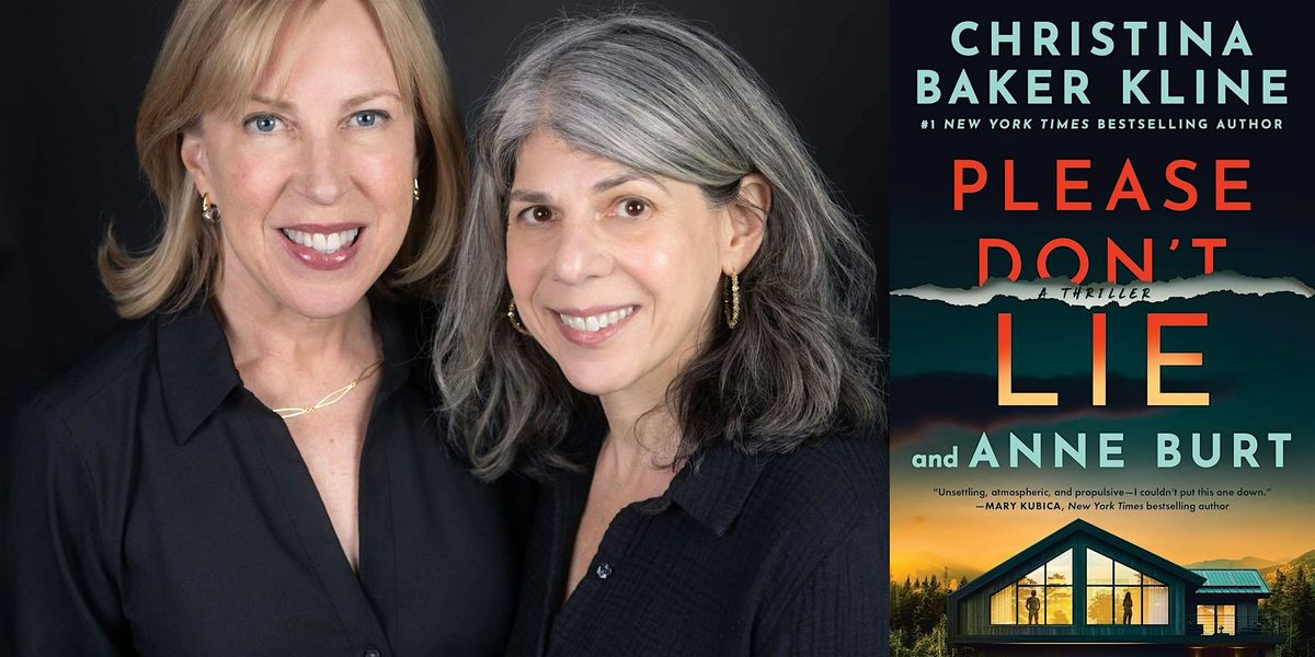 Christina Baker Kline and Anne Burt in Conversation, 2 September | Event in Belfast | AllEvents