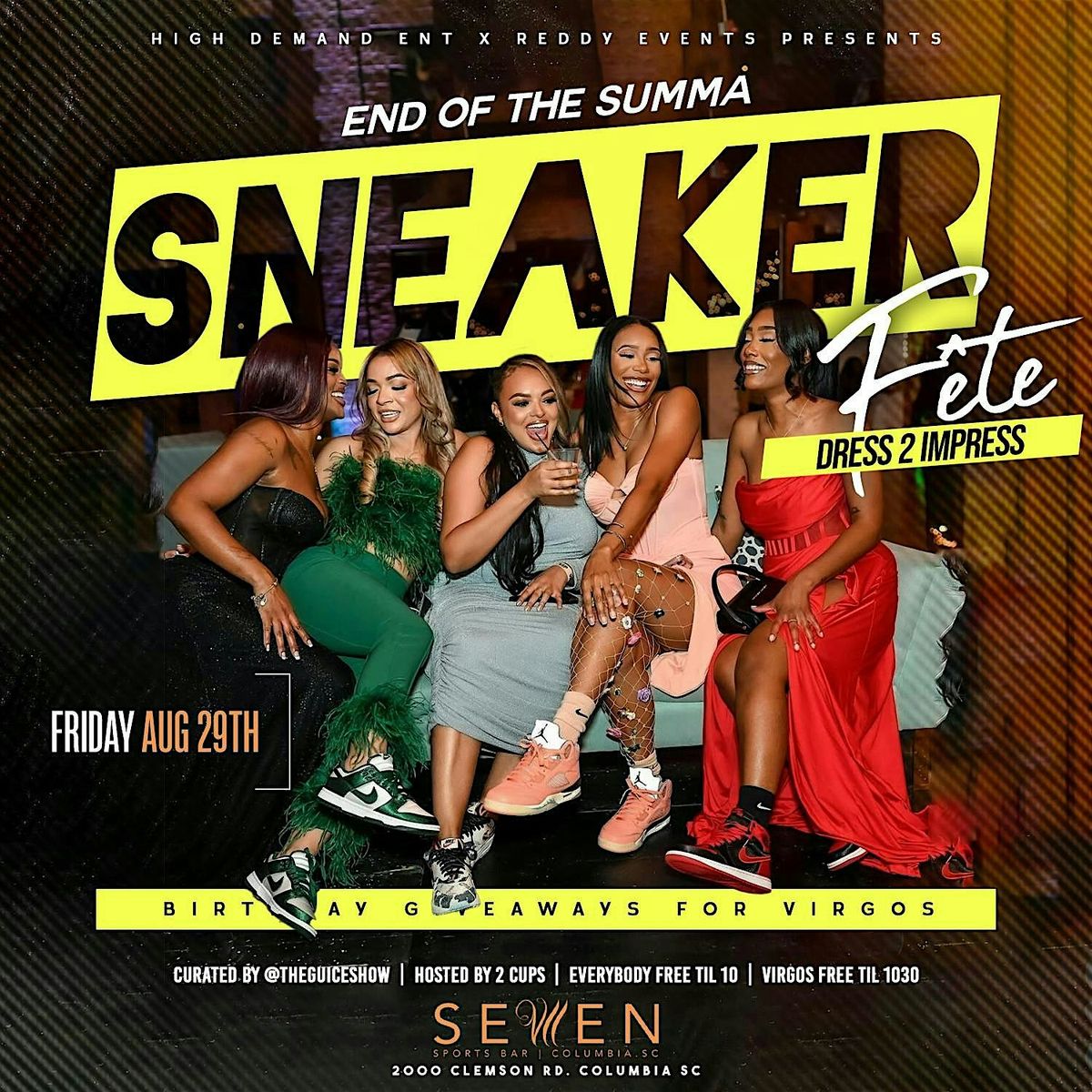End Of The Summa “Sneaker Fête”, 29 August | Event in Columbia | AllEvents