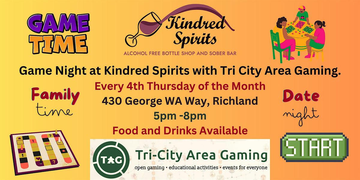 Game Night with Tri City Area Gaming, 22 January | Event in Richland | AllEvents