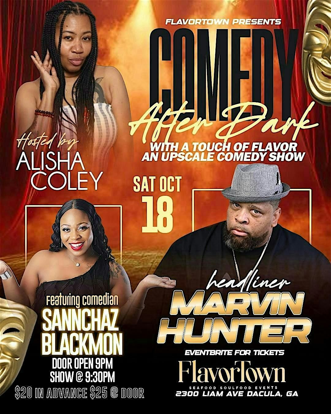 Comedy After Dark, 18 October | Event in Dacula | AllEvents